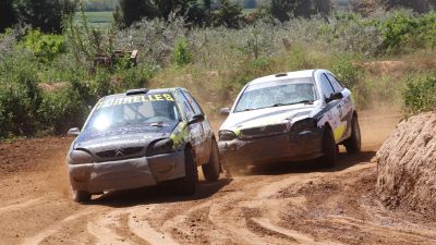 Una imagen del XIII Autocross de Esplús.
