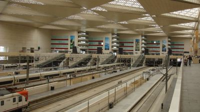 Interior de la Estación Delicias de Zaragoza. / Europa Press.