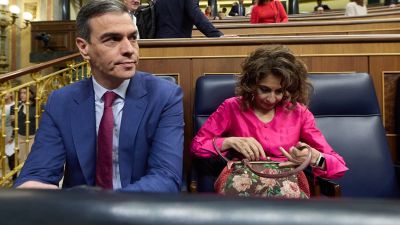 Pedro Sánchez en la última sesión de control al Gobierno en el Congreso. / Europa Press