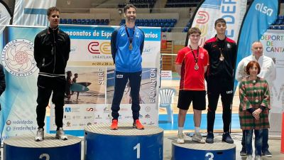 Pablo Abián celebraba este fin de semana su clasificación olímpica con dos oros en el Nacional Universitario.