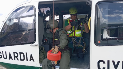 El aviso fue recibido este martes sobre las 20:20 horas, cuando una persona que se encontraba en el mirador se percató de la ausencia del barranquista. / G.C.