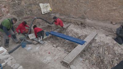 Una de las exhumaciones llevadas a cabo en Aragón.