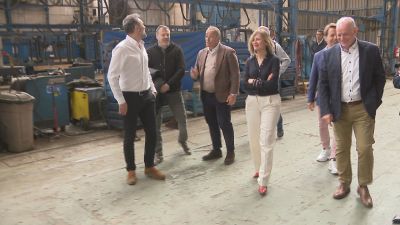 Los nuevos propietarios de Leciñena Trailer se han reunido con la plantilla de la empresa de Utebo.