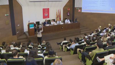 Algunos de los mir que han comenzado su formación en Aragón.