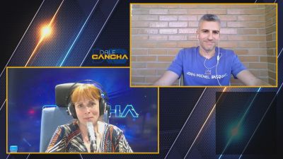 Retamar durante la entrevista.