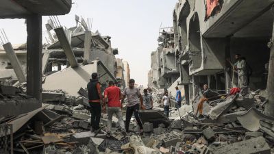 Escombros en el sur de Gaza. / EFE