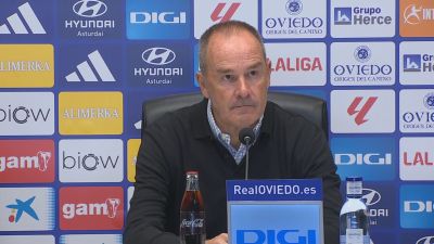 Víctor Fernández, durante su comparecencia de este domingo.