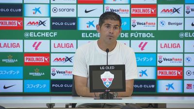 Hidalgo en rueda de prensa.
