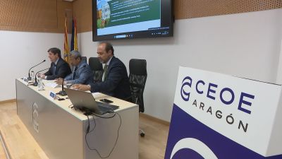 Aragón Exterior y la Confederación de Empresarios (CEOE) de Aragón han organizado este martes una jornada de intercambio.
