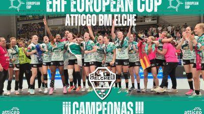 El Elche se proclama campeón de la EHF European Cup.