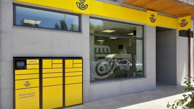 Oficina de Correos en Aínsa (Huesca)./ Europa Press