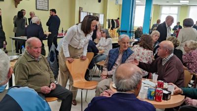 La consejera de Bienestar Social y Familia, en su visita al hogar y centro de mayores del IASS en Calatayud la pasada primavera. / Gobierno de Aragón
