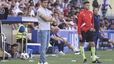 Antonio Hidalgo, durante el último partido de la temporada.