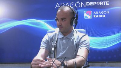 Míchel Sanz, durante su entrevista en Aragón Radio.