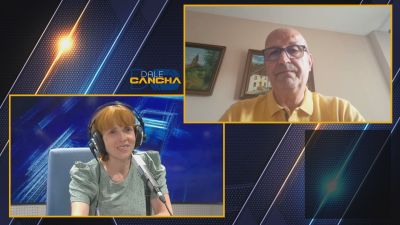 Carlos Ranera, en un momento de su intervención en el programa Dale Cancha.