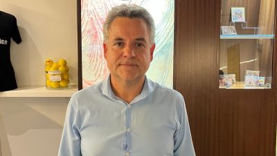 Josan Fierro, tras ser elegido presidente de la UD Barbastro el pasado 4 de junio. Foto: UD Barbastro
