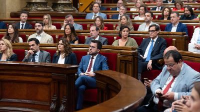 Pleno del Parlamento Catalán de este miércoles. / Europa Press
