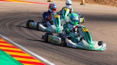 Imagen de una prueba de karts.