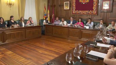 Pleno del Ayuntamiento de Teruel. / Aragón TV