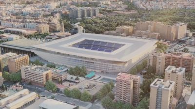 Diseño del fututo estadio de La Romareda. / Aragón TV