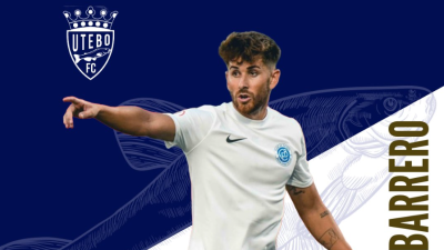 Jaime Barrero llega al Utebo FC. Foto: X del Utebo FC.