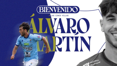 Álvaro Martín se une a la SD Ejea. Foto: X de la SD Ejea.