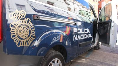 Furgoneta de la Policía Nacional. / Archivo Europa Press