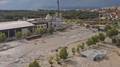 Parte de las zonas afectadas por la tormenta histórica que cayó en Zaragoza el 6 de julio de 2023. / Aragón Noticias