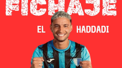 Asier El Haddadi, nuevo refuerzo de la UD Barbastro. Foto: X de la UD Barbastro.
