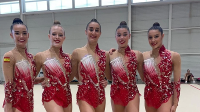 Foto: Imagen de archivo de Inés Bergua junto a sus compañeras de Selección.