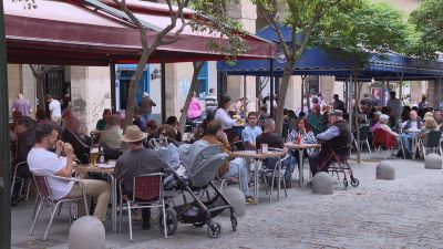 En la actualidad, Zaragoza cuenta con quince zonas catalogadas como saturadas. / Aragón TV