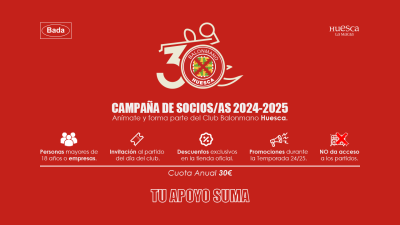 El Bada Huesca ha presentado este lunes su campaña de socios.