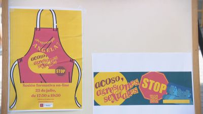 Campaña contra el acoso y agresiones sexuales en Huesca. / Aragón TV