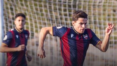 Joel Febas durante un encuentro. Foto: Levante UD.