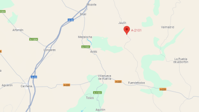 El siniestro se ha producido en el kilómetro 6,500 de la A-2101. / Google Maps