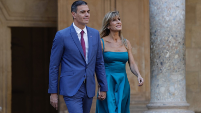 Pedro Sánchez y Begoña Gómez. / Europa Press
