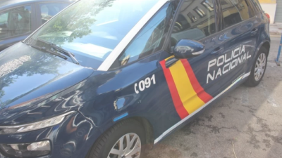 Vehículo de la Policía Nacional.