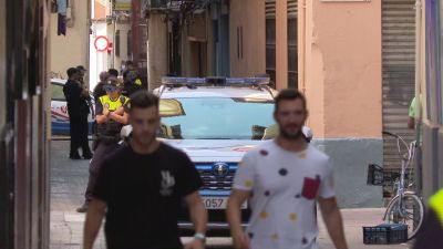 El suceso ha ocurrido en la calle Cerezo, junto a Conde Aranda. / Aragón TV