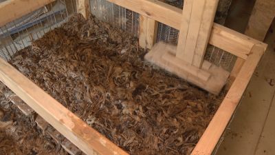 Proceso de combinación de tierra y lana. // Aragón TV