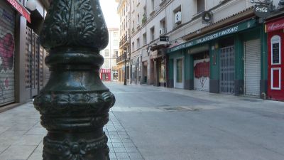 Zaragoza se vacía durante el mes de agosto. / Aragón TV
