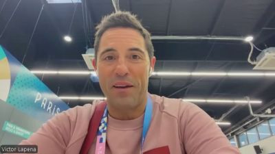 Víctor Lapeña durante la entrevista con Aragón Deporte.