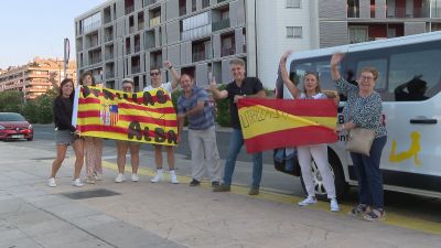 Los seis vecinos que ganaron el sorteo para ver a Alba Bautista en los Juegos Olímpicos han comenzado el viaje a París. / Aragón Noticias