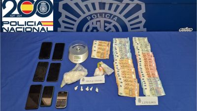 Material incautado en Huesca. / Policía Nacional