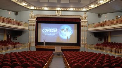 El teatro Bellas Artes de Tarazona, es la sede central del festival. / A.M.