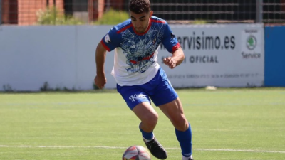 Nicolás Magno durante un encuentro. Foto: UD Barbastro.