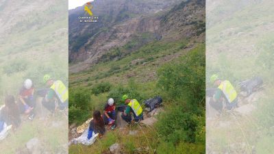 A lo largo del fin de semana, han sido también numerosos los esguinces y torceduras de tobillo. | Guardia Civil