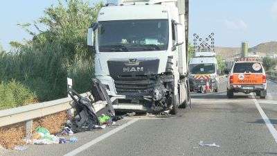 Accidente de tráfico en las carreteras aragonesas./ Aragón TV