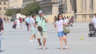 La alerta por altas temperaturas estará activa entre las 13:00 y las 21:00 horas. / Aragón TV