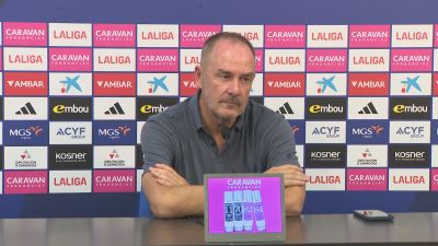 Víctor Fernández en rueda de prensa.