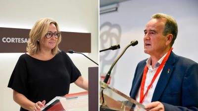 Mayte Pérez (izq.) y Juan Antonio Sánchez Quero (dcha.). / A.N